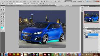 HOW TO ADD NEON LIGHTS FOR A CAR IN PHOTOSHOP
