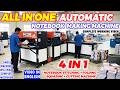 Fully Automatic Notebook Making Machine, Notebook Making Machine Price, 4in1 Notebook Making Machine