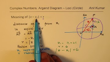 Complex  Numbers Loci Circle Argand Diagrams A Level GCSE IB Math -GCSE-EDEXCEL-SAT