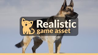 AnimX: German Shepherd - Game Asset Trailer screenshot 2