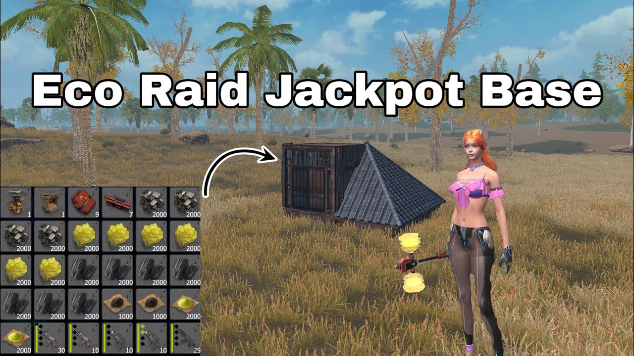 So Hard To Find Their Jackpot Base Online Raid With Eco Last Island Of Survival 