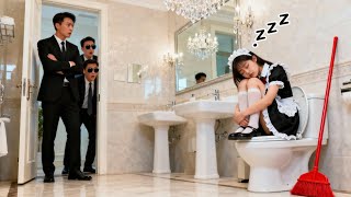 Setelah melakukan 4 pekerjaan, pembantu rumah tangga yang malang itu tidur di toilet, tetapi CEO menemukannya dan langsung jatuh cinta padanya!