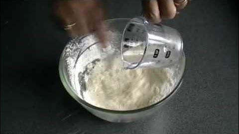 Making tempura batter