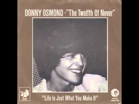在 YouTube 上觀看「Donny Osmond - The Twelfth Of Never」