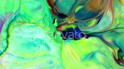 Abstract Background With Psychedelic Magical Painting In Vivid Colors 15 | Stock Footage - Envat...