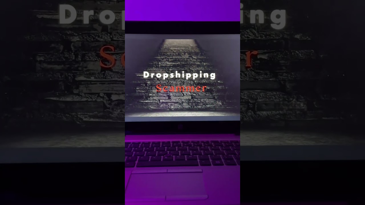 Dropshipping scammer 