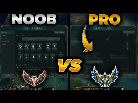 League of Legends pro players settings to win your games (2023