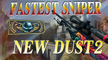 Fastest Sniper Plays New Dust2 for the First Time! (GLOBAL Game)