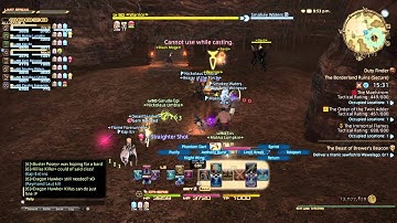 FINAL FANTASY XIV: A Realm Reborn BLM PVP Black Mage VS Bard 1 on 1 Fight!!