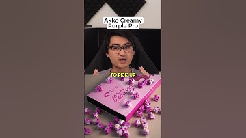 Akko Creamy Purple Pro #shorts #akkoswitches #keyboard