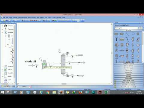 CHEMCAD | Atmospheric Distillation of Crude Oil