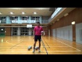 サーブがまっすぐ打てない人の練習法【必見バレー動画】