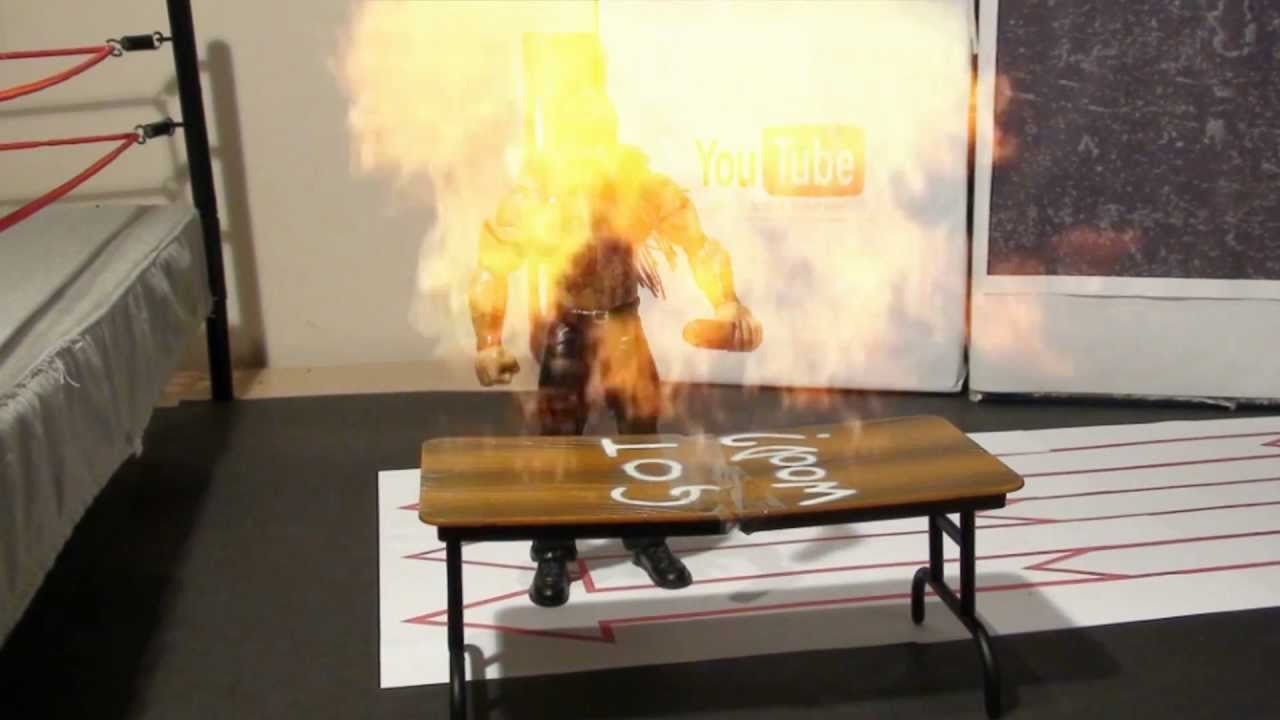 Chokeslam Through Flaming Table (Wrestling Animation) YouTube