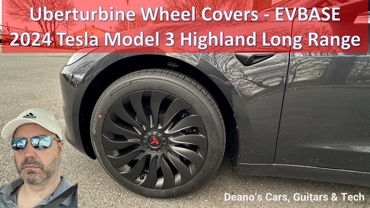 Uberturbine Wheel Covers - Tesla Model 3 Highland Review Stealth Grey ...