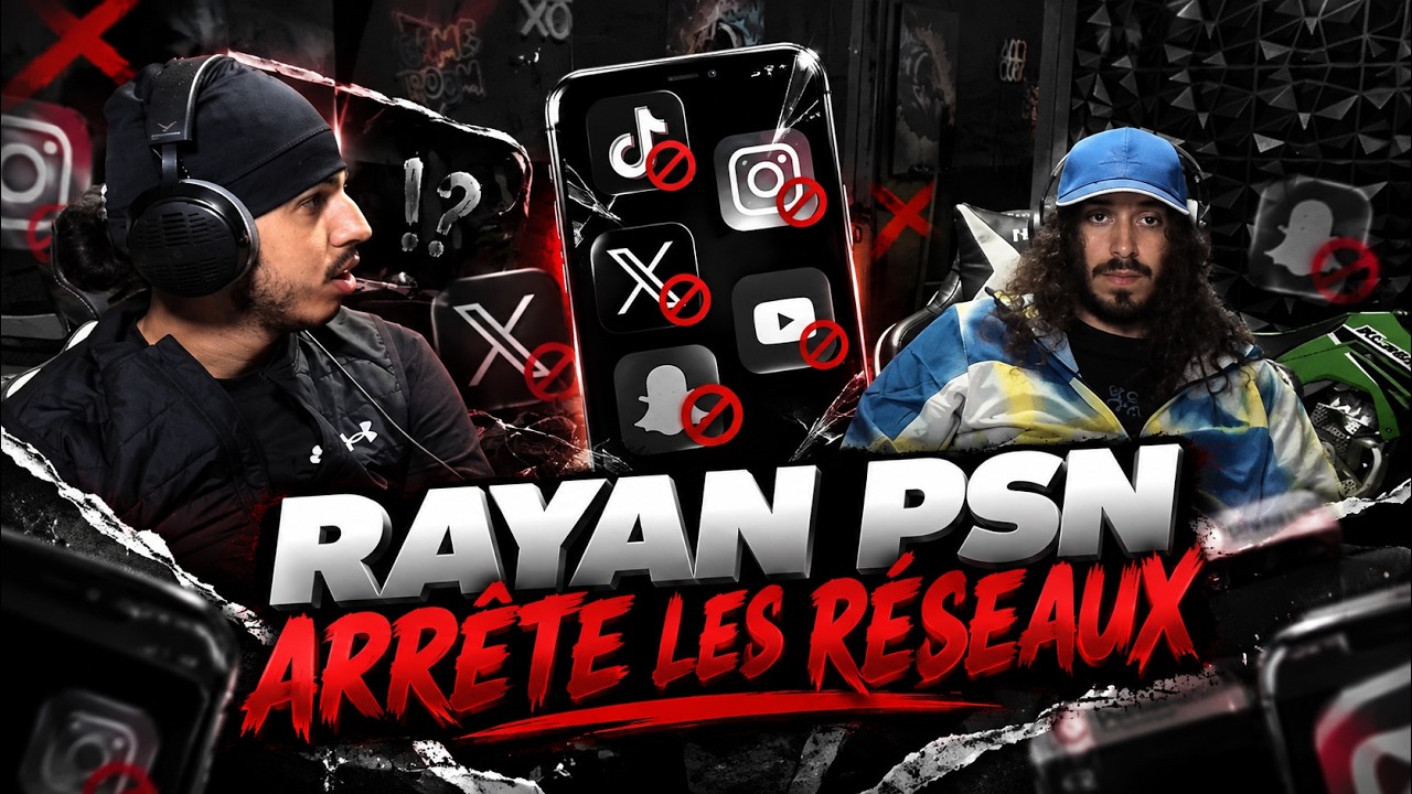 RAYAN PSN ARRÊTE LES RÉSEAUX 😯     Live Rayan psn