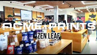 Bringing The Heat To Zen Leaf Acme Prints Live Screen Printing