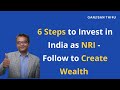 6 steps to invest in Mutual funds in India as NRI - Which Account is best - NRO/NRE