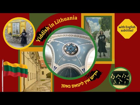 Yiddish In The Streets Of Lithuania A Yiddish Vlog With English Subtitles 