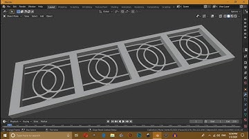 Blender 2.81- architecture material design #2