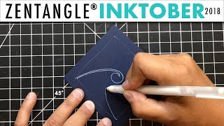 Inktober Tangles 2018: Mooka & Yah