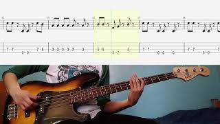 JET - She's a Genius (Bass cover with tabs in video)