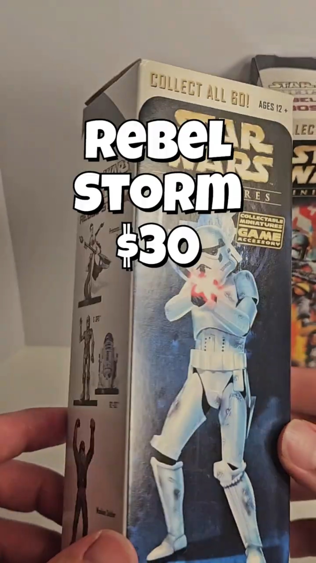 First Ever Star Wars Miniatures Booster! Rebel Storm