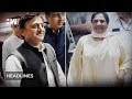 Headlines: Akhilesh Yadav & Mayawati likely to announce alliance in Lucknow today