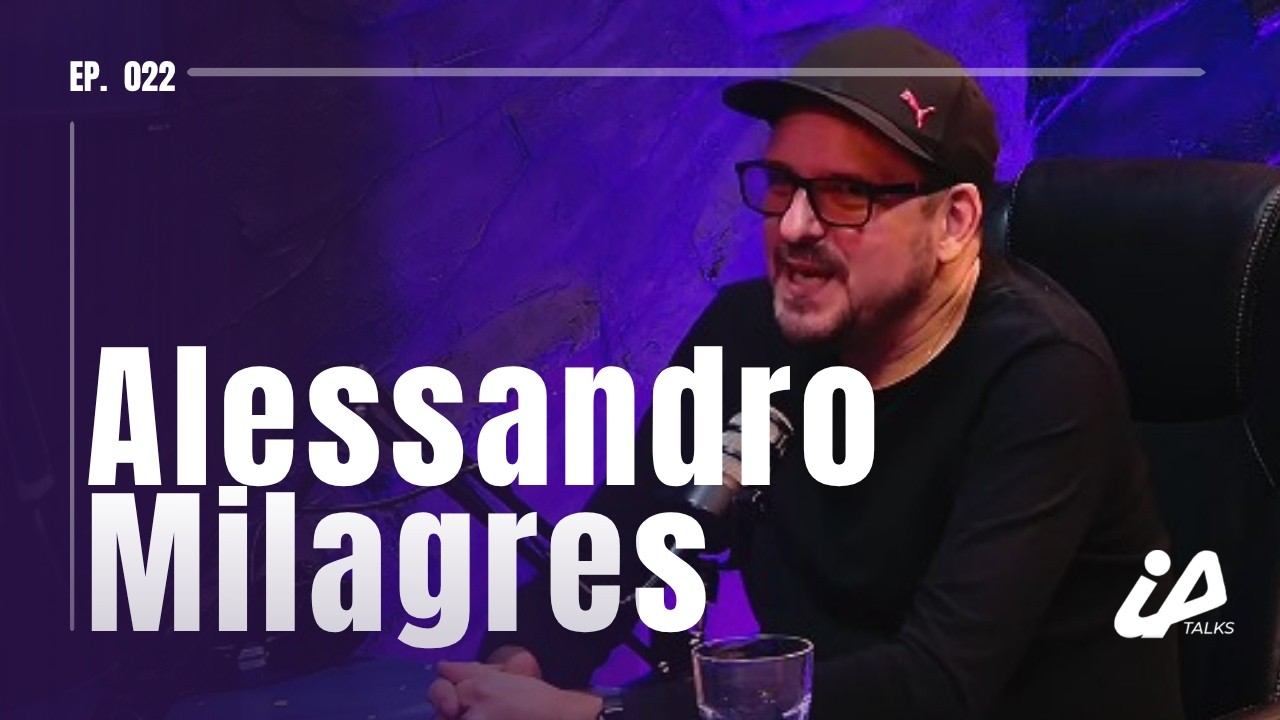 Capa do episódio 022 com Alessandro Milagres