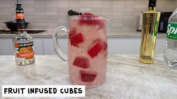 Fruit Infused Ice Cubes