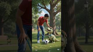 Dino 🦖 Prak Main Football Khel Raha Hai | #ai #aivideo #dinosaur