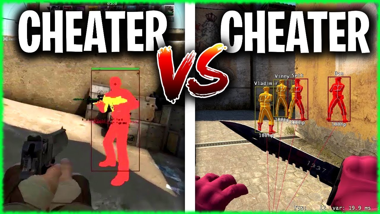 KIEDY CHEATER SPOTYKA DRUGIEGO CHEATERA W CS:GO - YouTube