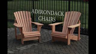 Making Two Adirondack Chairs (Took Forever)
