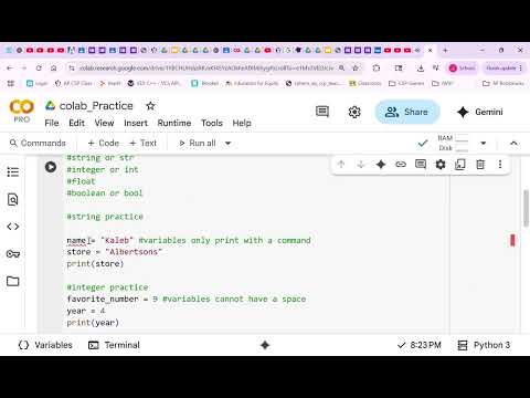 Google Colab- Function Reference