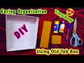 DIY Earing Organization Using Old Tab Box👌 #OldTabBox #Diy #Shreegardening