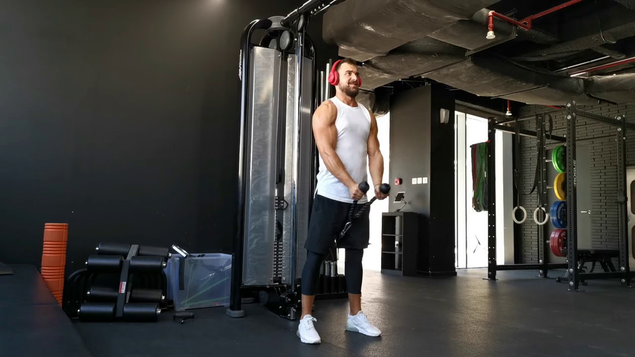 Low cable Rope Front raises YouTube