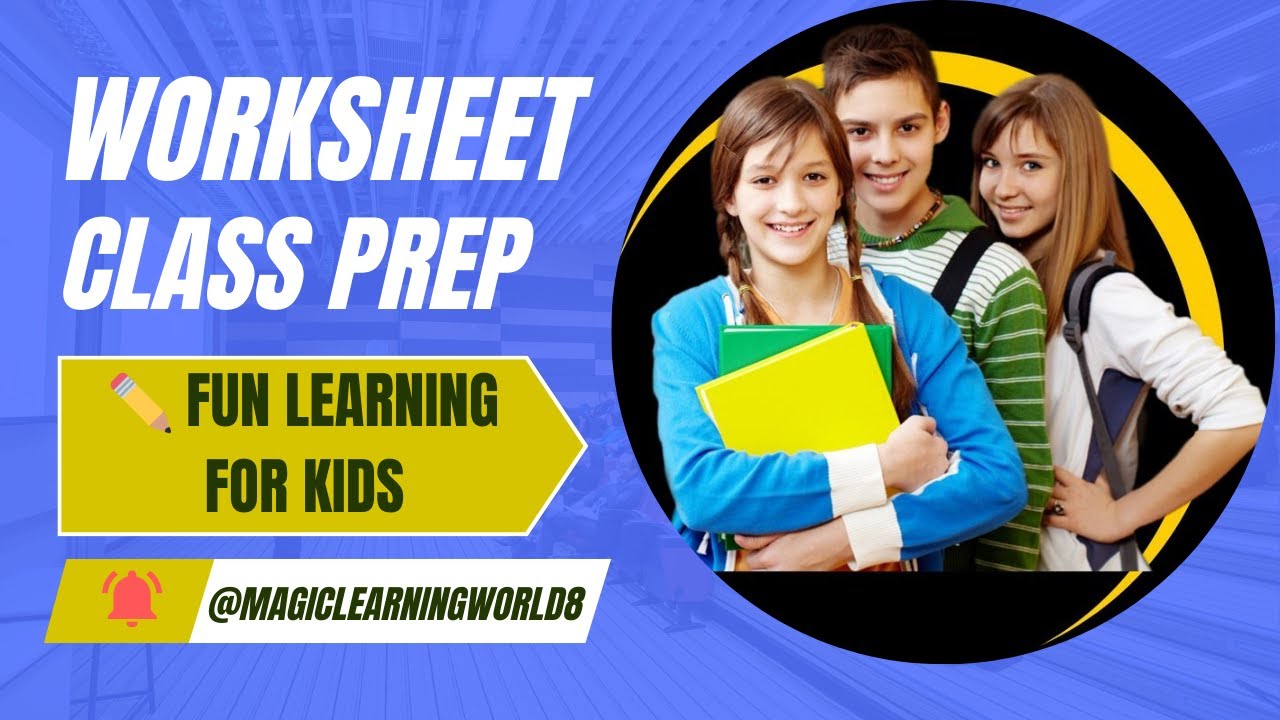 Prep Class Worksheet | Easy & Fun Activities for Kids I Best Worksheet Class Prep | Early Learning