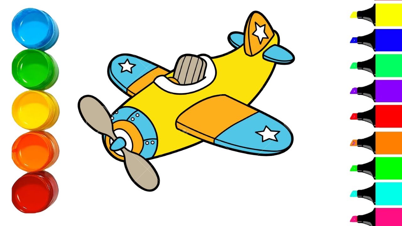 Airplane Coloring Pages  Coloring Pages For Kids And Adults