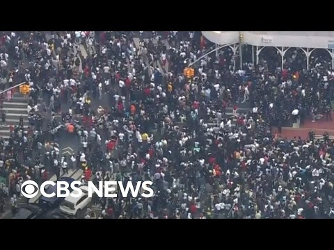YouTuber apparently causes large disturbance in New York City's Union Square