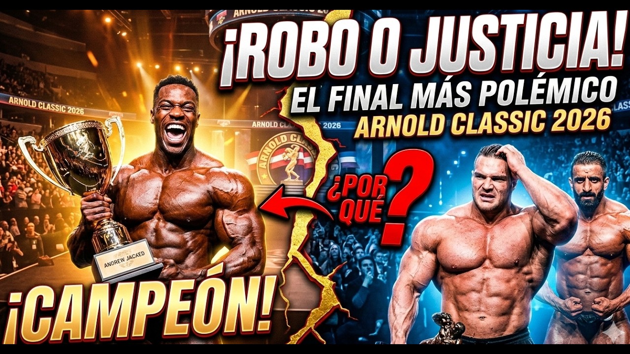¡ROBO O JUSTICIA! 😱 Andrew Jacked Gana el Arnold Classic 2026  Final Polémica