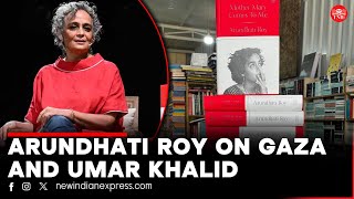 Arundhati Roy speaks on the Gaza famine and Umar Khalid at her book launch in Kerala
