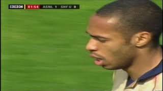 Thierry Henry vs Sheffield Utd 2003 FA Cup Semi final