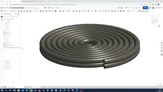 Model a Spiral Flat Curve Instantly- Onshape Tutorial