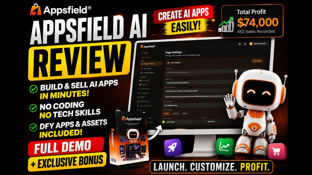 AppsField AI Review 2026 | Build AI Apps Without Coding? Full Demo, Features, Pricing & Bonus