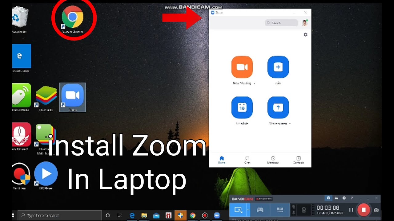 zoom app download in laptop