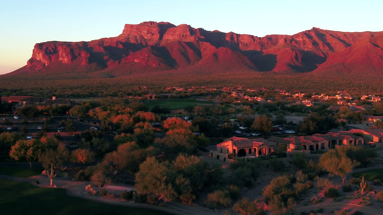 Inspire 2 Flying The Superstition Mountain Golf & Country Club