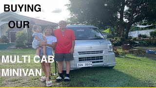 Buying a multi cab minivan in the Philippines