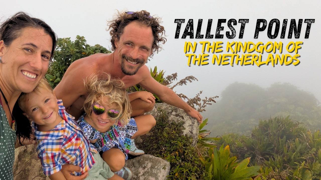 ⁣We Hiked a Volcano with a 2 & 4 Year Old! | Mount Scenery, Saba E389
