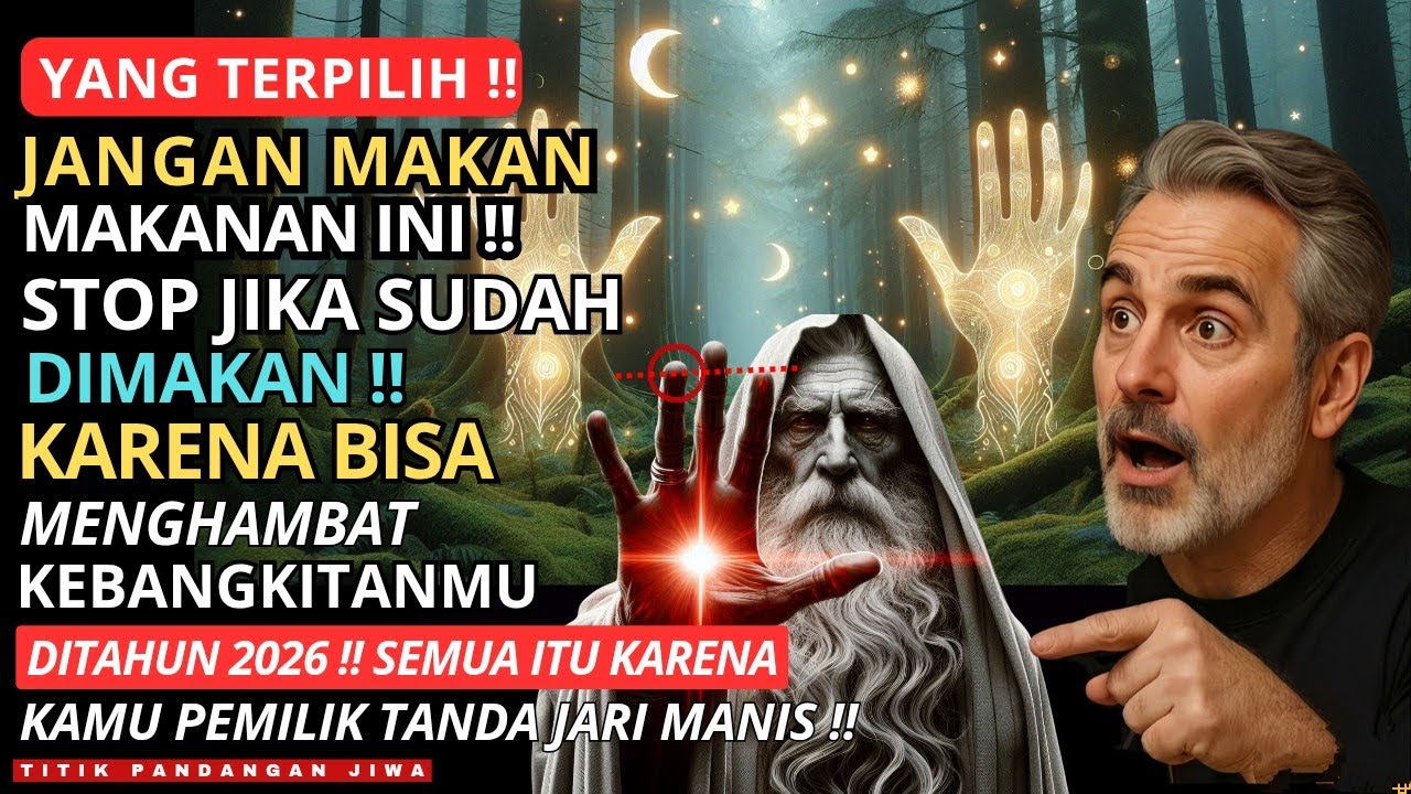 Jiwa Terpilih💫Punya Tanda Jari Manis Ini? STOP Makan Ini – Ini Menghambat Kebangkitanmu 2026!😱🚀