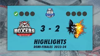 Boxers de Bordeaux 3-2 Brûleurs de Loups de Grenoble - Highlights - Synerglace Ligue Magnus 2023/24