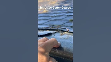 Gutter Guard Fail Upclose #shorts #gutter